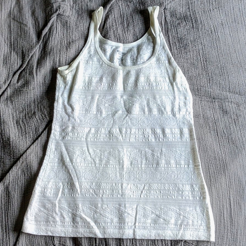 White Lace Tank Top